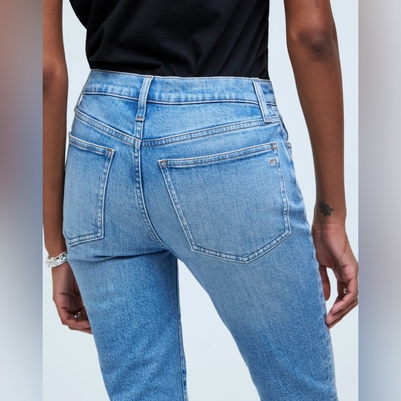 Madewell The Perfect Vintage Jean Light Wash 30/10 straight leg high waisted - Picture 5 of 15